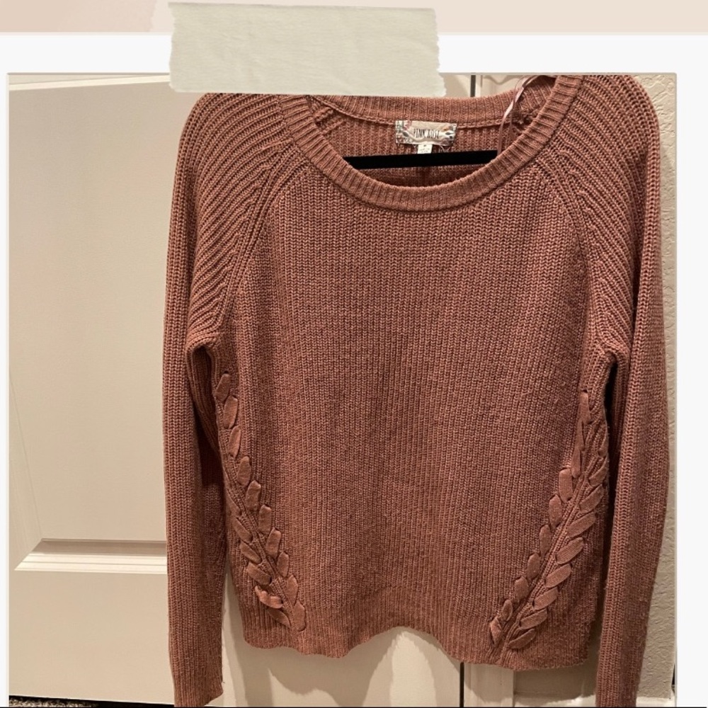 Pink Rose Mauve Sweater